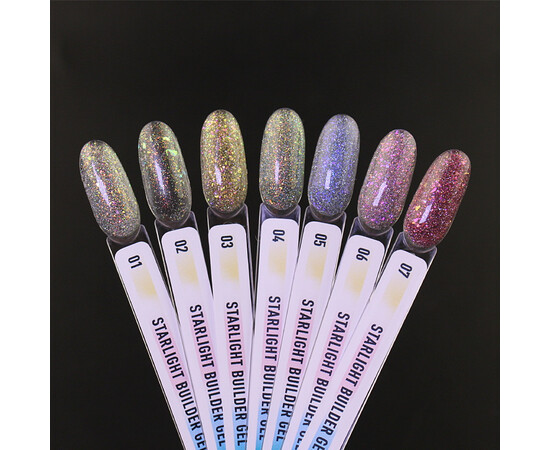 Зображення 4 Гель моделюючий NUB Starlight Builder Gel 03 світловідбиваючий, 12 мл, Об'єм (мл, г): 12, Колір: 03