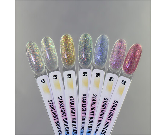 Зображення 3 Гель моделюючий NUB Starlight Builder Gel 02 світловідбиваючий, 12 мл, Об'єм (мл, г): 12, Колір: 02