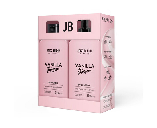 Изображение 4 Набор по уходу за телом Joko Blend Vanilla Blossom, Гель 250 мл + Лосьон 250 мл