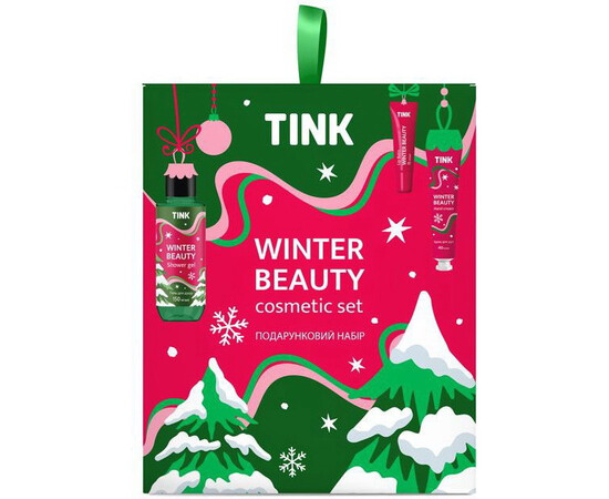 Зображення 3 Подарунковий набір Tink Winter Beauty Крем для рук 40 мл + Бальзам для губ 15 мл + Гель для душу 150 мл