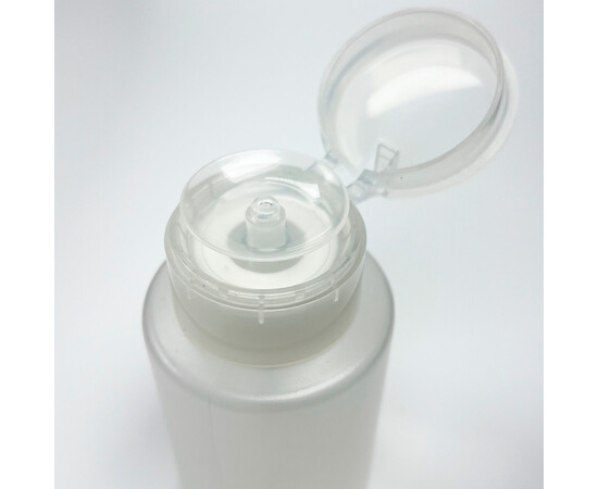 Зображення 2 Пляшечка з помпою дозатором прозора матова, 180 мл