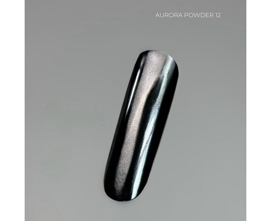 Изображение 3 Металлическая втирка для ногтей Touch Aurora Powder 12, 5 мл, Объем (мл, г): 5, Цвет: 12