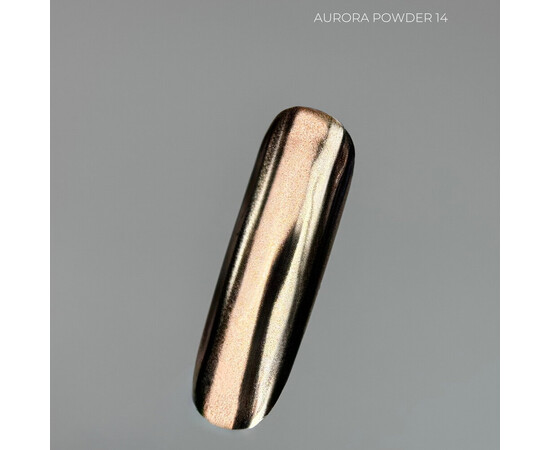 Изображение 3 Металлическая втирка для ногтей Touch Aurora Powder 14, 5 мл, Объем (мл, г): 5, Цвет: 14