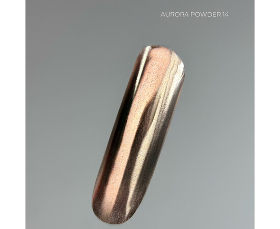 Изображение 2 Металлическая втирка для ногтей Touch Aurora Powder 14, 5 мл, Объем (мл, г): 5, Цвет: 14