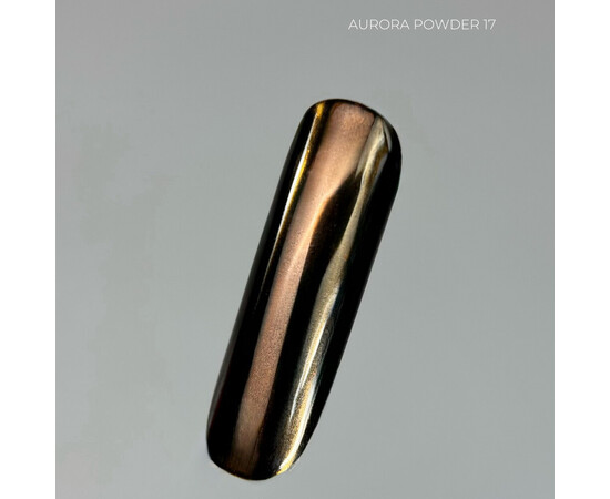 Изображение 3 Металлическая втирка для ногтей Touch Aurora Powder 17, 5 мл, Объем (мл, г): 5, Цвет: 17