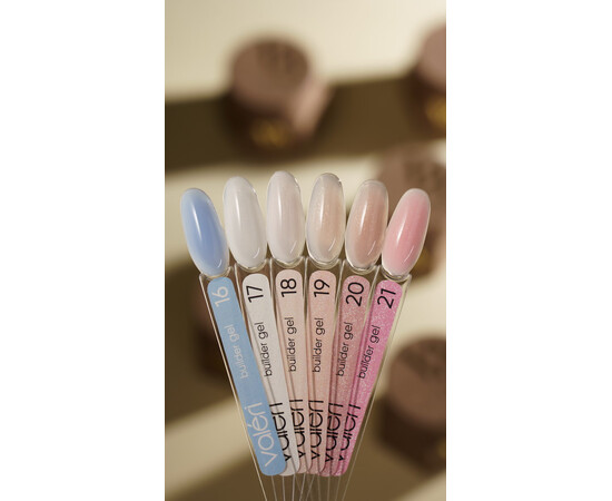 Зображення 2 Гель моделюючий Valeri Builder Gel №16, 15 мл, Об'єм (мл, г): 15, Колір: 016