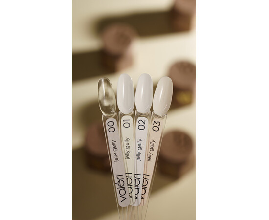 Изображение 2 Гель-желе для ногтей Valeri Jelly Gelly Clear №00 прозрачный, 15 мл, Объем (мл, г): 15, Цвет: 00