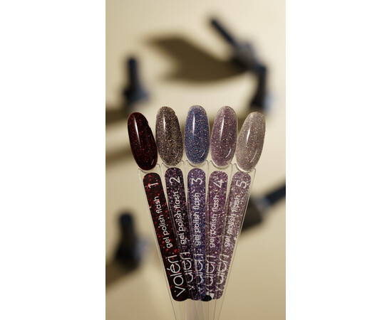 Зображення 2 Гель-лак Valeri Flash 05, 6 мл, Об'єм (мл, г): 6, Колір: 005