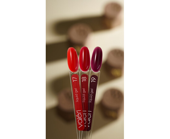 Изображение 2 Жидкий гель для укрепления ногтей Valeri Liquid Gel №17, 15 мл, Объем (мл, г): 15, Цвет: 17