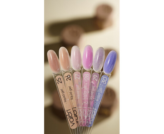 Зображення 2 Рідкий гель для зміцнення нігтів Valeri Liquid Gel №28, 15 мл, Об'єм (мл, г): 15, Колір: 28