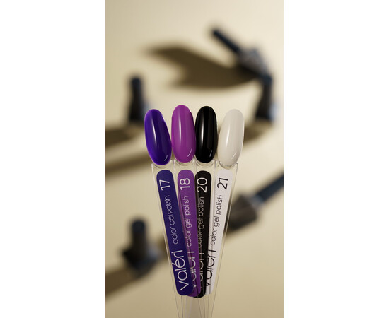 Зображення 2 Гель-лак Valeri Color 18, 6 мл, Об'єм (мл, г): 6, Колір: 018