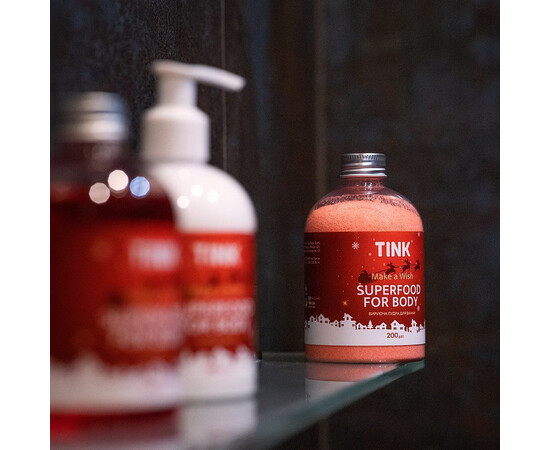 Зображення 5 Подарунковий набір Tink Make a Wish Гель для душу 250 мл + Лосьйон для тіла 250 мл + Вируюча пудра 200 г