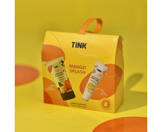 Зображення 3 Подарунковий набір Tink Mango Splash Бальзам для губ 15 мл + Крем для рук 45 мл
