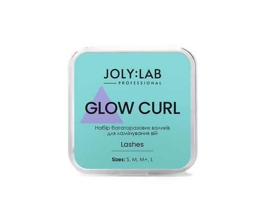 Зображення 2 Валики силіконові для ламінування вій Joly:Lab Glow Curl (S. M. M. L), 4 пари