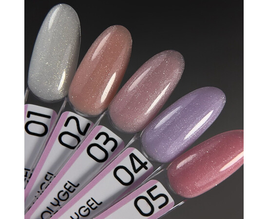 Зображення 2 Полігель з шиммером Toki-Toki Polygel 05 Pink яскравий рожевий, 5 мл, Об'єм (мл, г): 5, Колір: 05