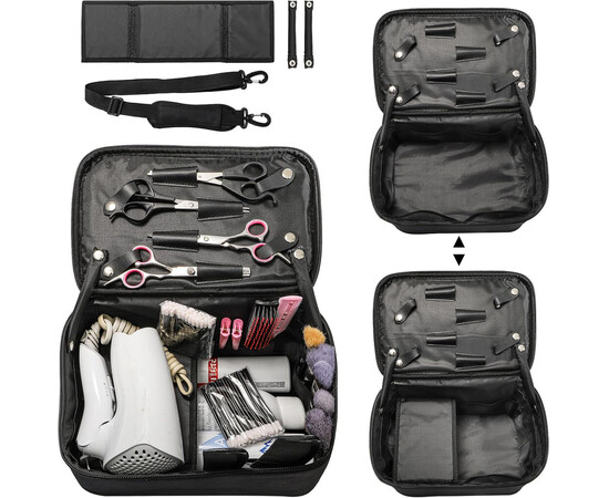 Изображение 2 Сумка чемодан для парикмахера T&amp;G размер S 29*20*20 см, черный