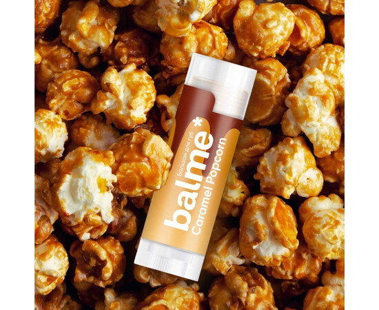 Изображение 3 Бальзам для губ Balme Caramel Popcorn Карамельный попкорн, 5 г, Объем (мл, г): 5, Цвет: Caramel Popcorn