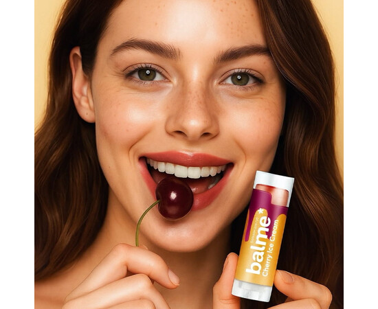 Изображение 3 Бальзам для губ Balme Cherry Ice Cream Вишневый пломбир, 5 г, Объем (мл, г): 5, Цвет: Cherry Ice