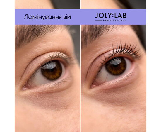 Зображення 8 Засіб для ламінування брів та вій Joly:Lab Step 1 Strong, 10 мл 