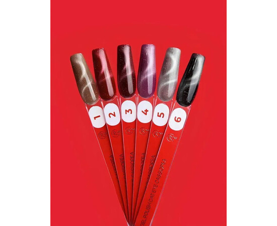 Зображення 3 Гель лак Roks Cat Eye Cassiopea 3, 6 мл