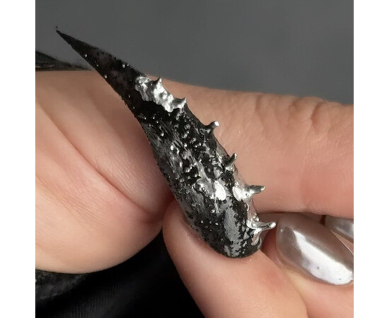 Зображення 3 Гель-паста Adore Professional Clay Gel 01 Charcoal без липкого шару чорний з золотим шимером, 5 мл, Об'єм (мл, г): 5, Колір: 01