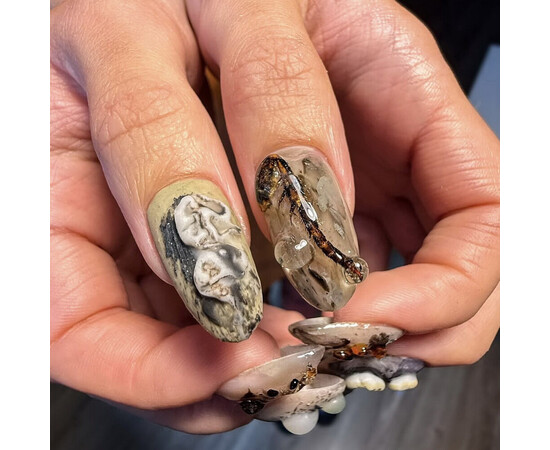 Зображення 3 Гель-паста Adore Professional Clay Gel 08 Ceramic без липкого шару глиняний, 5 мл, Об'єм (мл, г): 5, Колір: 08