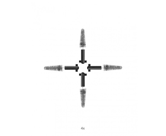 Зображення 2 Набір міжзубних йоржиків Curaprox Black is White refill CPS Carbon S, 4 шт