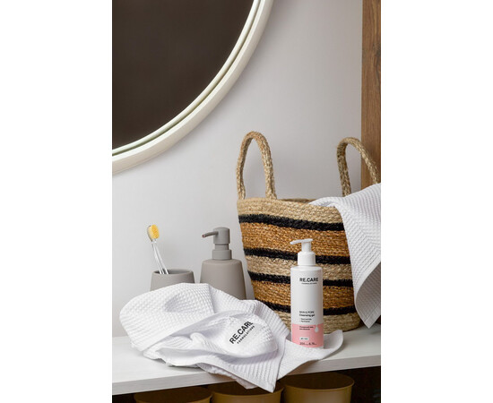 Зображення 4 Натуральний вафельний рушник для обличчя RE.CARE Pure Waffle, 40х60 см