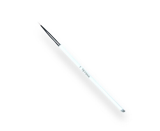 Зображення 3 Пензель для манікюру Teysha Лайнер №1 прозорий, Кількість в упаковці (шт): 1, Розмір пензлика: 1