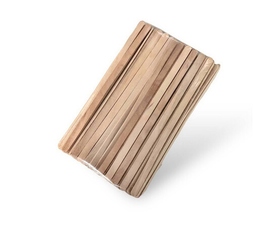 Зображення 2 Шпатель дерев'яний вузький Teysha (140*6мм), 100 шт