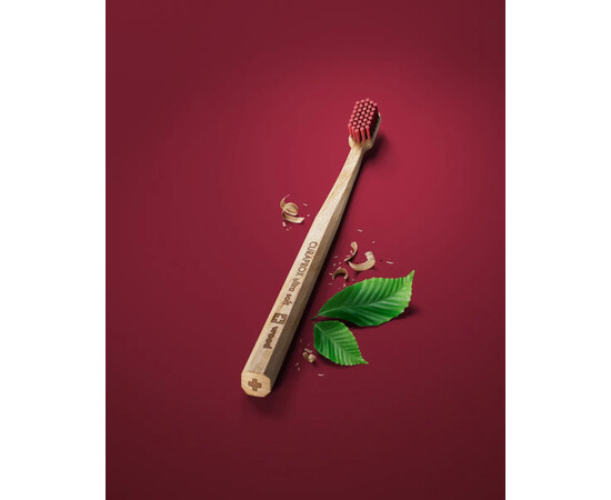 Изображение 6 Зубная щетка мягкая, деревянная ручка Curaprox Wood Ultrasoft, пурпурный, Цвет: 01