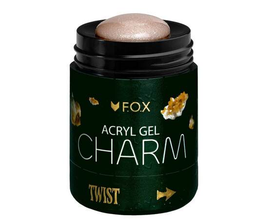 Зображення 2 Акригель для моделювання F.O.X Acryl gel Charm 010 Topaz, 20 мл, Об'єм (мл, г): 20, Колір: 010