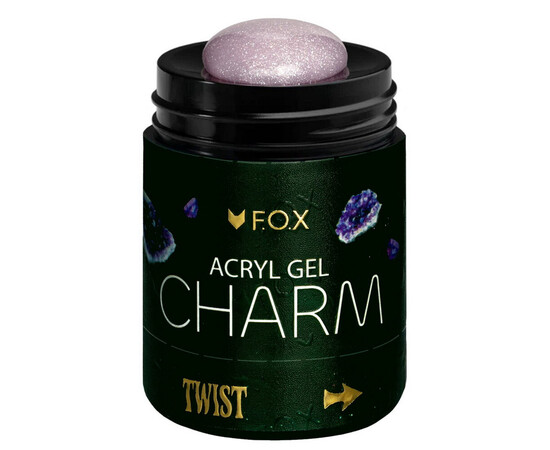 Зображення 2 Акригель для моделювання F.O.X Acryl gel Charm 012 Amethyst, 20 мл, Об'єм (мл, г): 20, Колір: 012
