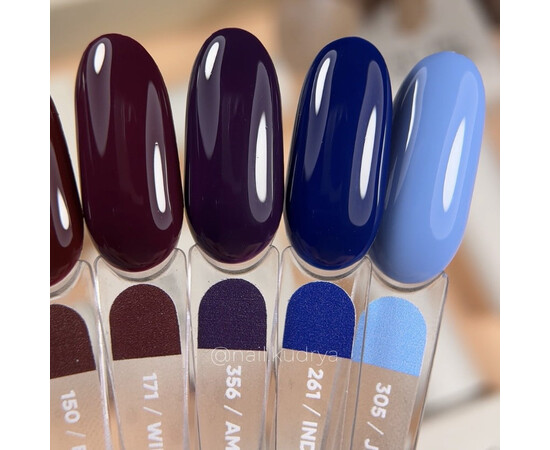 Изображение 9 Nails of the Day Gel polish Jeans – джинсовый гель-лак, перекрывающийся в один слой, 10 мл, Объем (мл, г): 10, Цвет: 305 Jeans