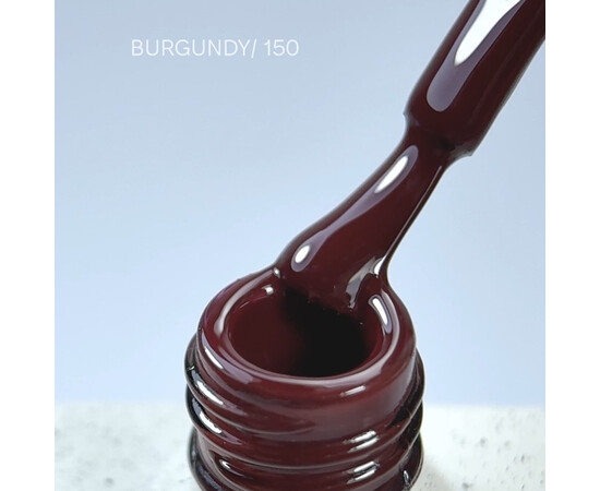 Изображение 6 Nails of the Day Gel polish Burgundy – перекрывающийся в один слой темно-бордовый гель-лак 10 мл, Объем (мл, г): 10, Цвет: 150 Burgundy