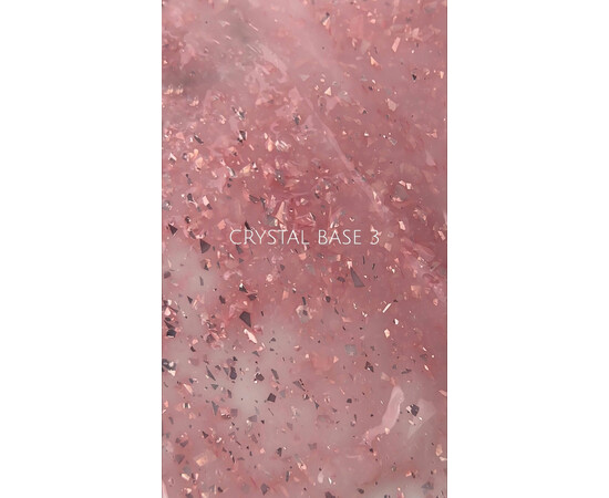 Зображення 2 Камуфлююча база V.Avdeeva Crystal Base 03 молочна з рожевою поталлю, 20 мл, Об'єм (мл, г): 20, Колір: 03