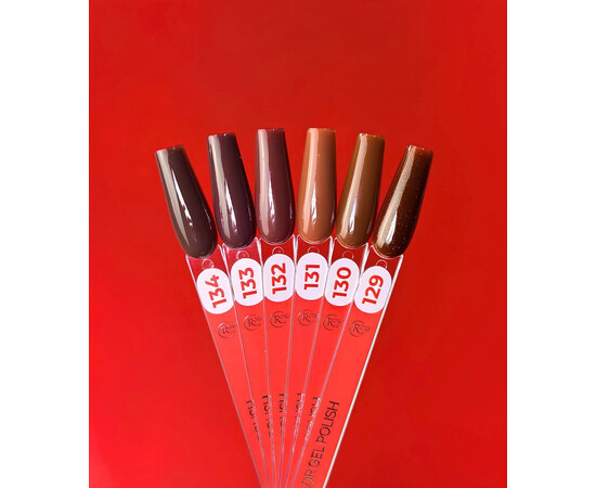 Зображення 5 Гель-лак без ТРО Roks 124, 6 мл, Об'єм (мл, г): 6, Колір: 124