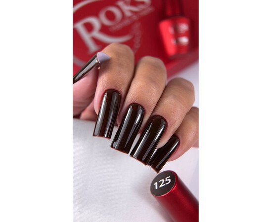 Изображение 2 Гель-лак без ТРО Roks 125, 6 мл, Объем (мл, г): 6, Цвет: 125