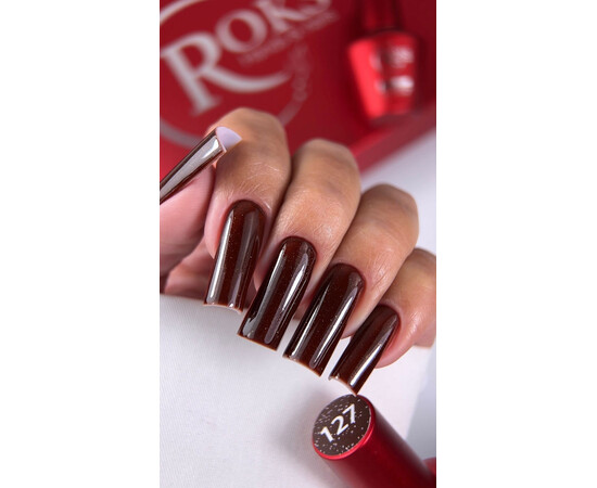 Зображення 2 Гель-лак без ТРО Roks 127, 6 мл, Об'єм (мл, г): 6, Колір: 127