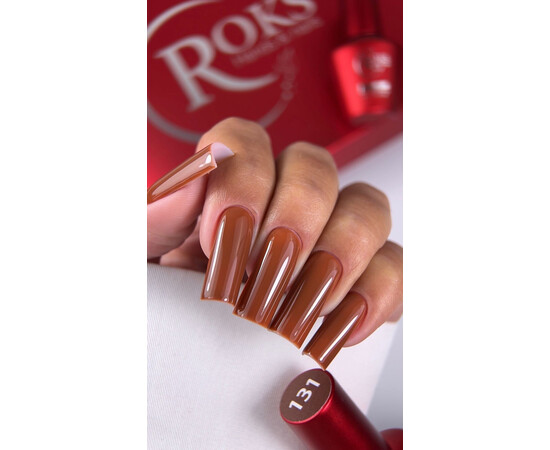 Зображення 2 Гель-лак без ТРО Roks 131, 6 мл, Об'єм (мл, г): 6, Колір: 131