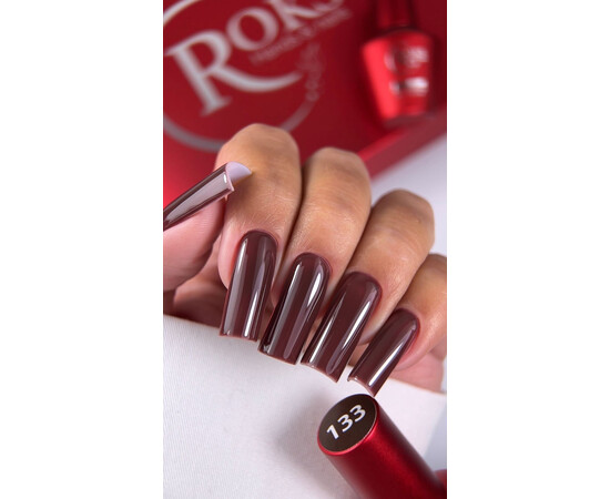 Зображення 2 Гель-лак без ТРО Roks 133, 6 мл, Об'єм (мл, г): 6, Колір: 133