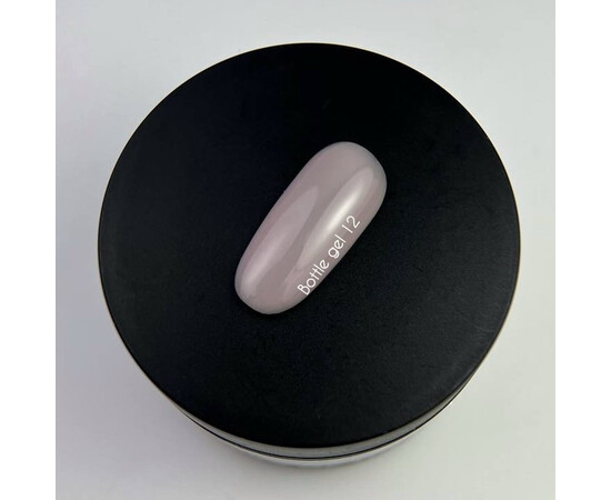Изображение 5 Nails of the Day Bottle gel 12 – припыленно-лиловый гель для укрепления ногтей, 30 мл, Объем (мл, г): 30, Цвет: 12