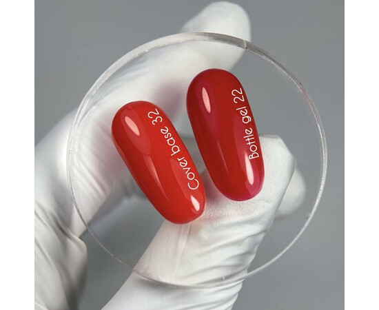 Зображення 4 Nails of the Day Bottle gel 22 – червоний надміцний гель для укріплення нігтів, 10 мл, Об'єм (мл, г): 10, Колір: 22