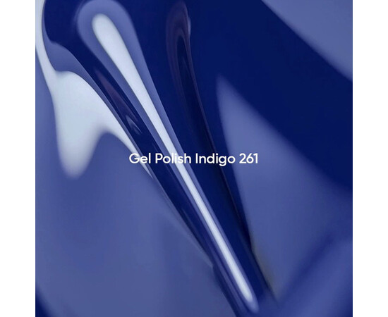 Изображение 3 Nails of the Day Gel polish Indigo – темно-синий гель-лак, перекрывающийся в один слой, 10 мл, Объем (мл, г): 10, Цвет: 261 Indigo
