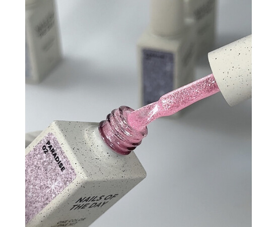 Зображення 2 Nails of the Day Gel polish Paradise 02 – ніжно-рожевий гель-лак для нігтів, що перекриває в один шар, 10 мл, Об'єм (мл, г): 10, Колір: 02