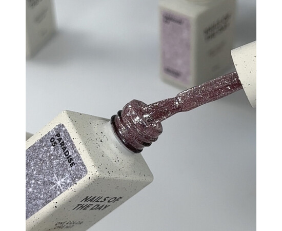 Зображення 2 Nails of the Day Gel polish Paradise 05 – графітово–коричневий гель-лак для нігтів, що перекриває в один шар, 10 мл, Об'єм (мл, г): 10, Колір: 05