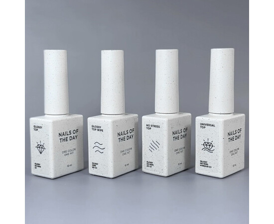 Зображення 5 Nails of the Day Universal Top – глянцевий топ без липкого шару з мінімальним вмістом уф-фільтрів, 10 мл, Об'єм (мл, г): 10