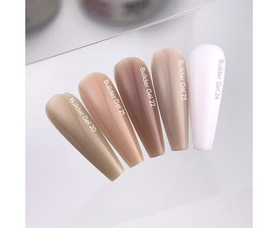 Зображення 4 Nails of the Day Builder Gel 24 – молочний з рожевою вуаллю гель для нарощування нігтів, 15 мл, Об'єм (мл, г): 15, Колір: 24