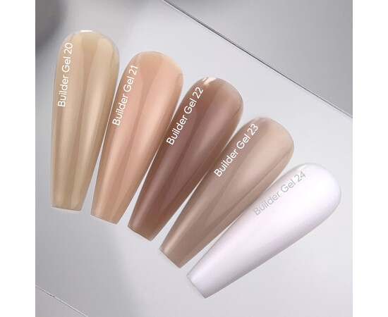 Зображення 6 Nails of the Day Builder Gel 24 – молочний з рожевою вуаллю гель для нарощування нігтів, 15 мл, Об'єм (мл, г): 15, Колір: 24