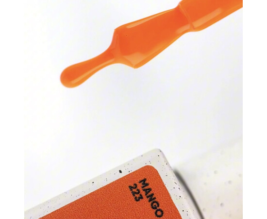 Изображение 5 Nails of the Day Gel polish Mango – неоново-оранжевый гель-лак, перекрывающийся в один слой, 10 мл, Объем (мл, г): 10, Цвет: 223 Mango